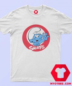 The Smurfs Smiling Circle Logo Image Unisex T Shirt