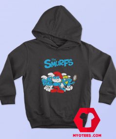 The Smurfs TV Series Animated Poster Hoodie