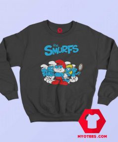 The Smurfs TV Series Animated Poster Sweatshirt