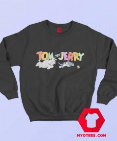 Tom and Jerry Throwback Cartoon Bulldog Sweatshirt