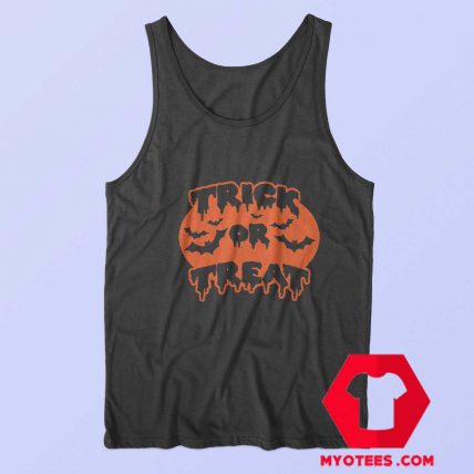 Trick or Treat Tanktop Pumpkin Halloween Tank Top