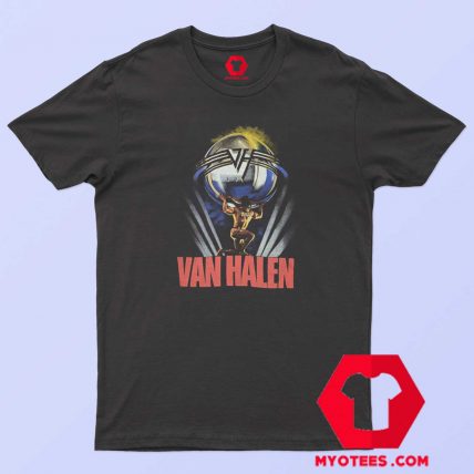 Vintage 80s Van Halen 1986 Tour Concert T Shirt