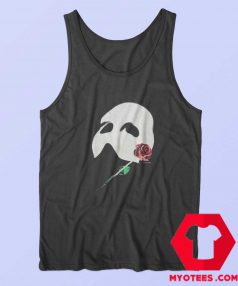 Vintage Phantom Red Rose Opera Mask Tank Top