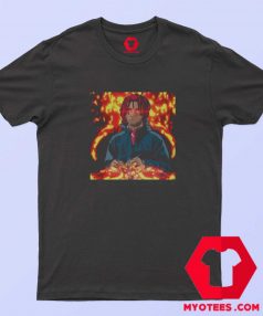 Vintage Rapper Trippy Redd Fire Art Unisex T Shirt