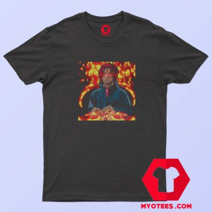 Vintage Rapper Trippy Redd Fire Art Unisex T Shirt