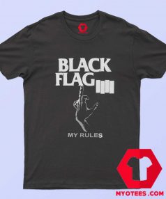 Black Flag My Rules Punk Band Unisex T Shirt