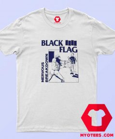 Black Flag Nervous Breakdown Rock Band T Shirt