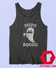 Boo Ghost Mask Funny Halloween Tank Top