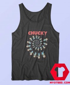 Childs Play Spiral of Scary Chucky Halloween Tank Top