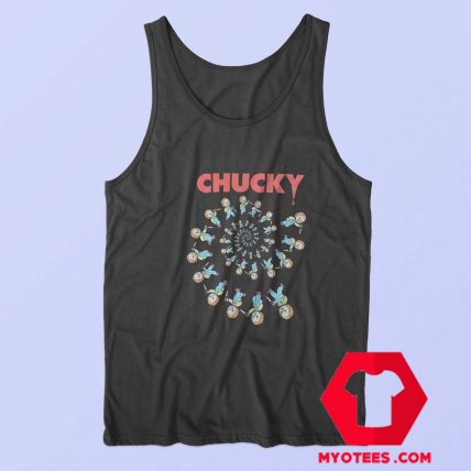 Childs Play Spiral of Scary Chucky Halloween Tank Top