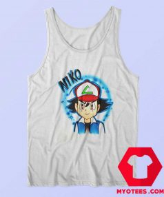 Cool Ash Ketchum Airbrushed Unisex Tank Top