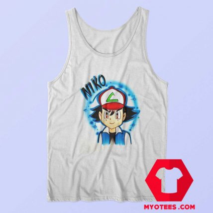 Cool Ash Ketchum Airbrushed Unisex Tank Top