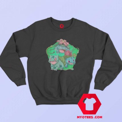 Cute Bulbasaur Pokemon Evolution Sweatshirt