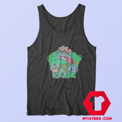 Cute Bulbasaur Pokemon Evolution Tank Top