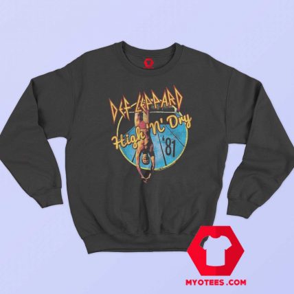 Def Leppard 1981 Album Rock Tour Sweatshirt