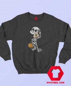 Disney Halloween Micke Mouse Skeleton Sweatshirt