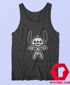 Disney Stitch Halloween Skeleton Cute Tank Top