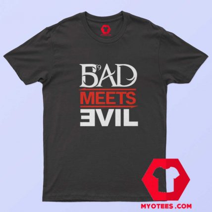 Eminem Rapper Bad Meets Evil Album T Shirt