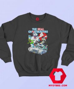 Ghostbusters Halloween Crew Collage Sweatshirt