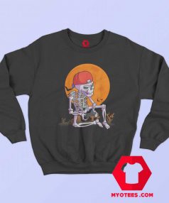 Halloween Boys Gamer Skeleton Unisex Sweatshirt