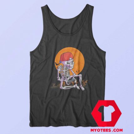 Halloween Boys Gamer Skeleton Unisex Tank Top