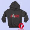 Jaws Classic Thrash Icon Script Vintage Hoodie