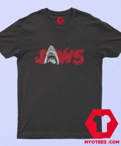 Jaws Classic Thrash Icon Script Vintage T Shirt