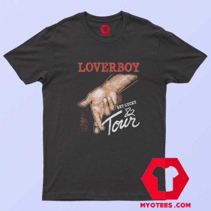 Loverboy Get Lucky Tour 1982 Album T Shirt