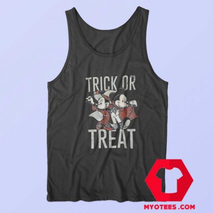 Mickey And Minnie Trick or Treat Halloween Tank Top