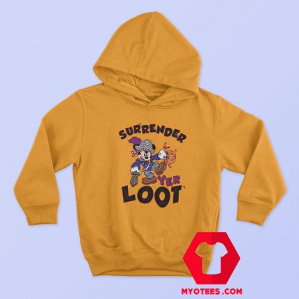 Mickey Mouse Surrender Yer Loot Halloween Hoodie