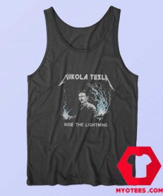 Nikola Tesla Ride The Lightning Unisex Tank Top