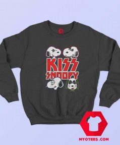 Peanuts Snoopy Kiss Rock Band 70s Sweatshirt