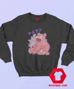 Pokemon Slowpoke and Slowbro Funny Sweatshirt