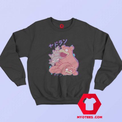 Pokemon Slowpoke and Slowbro Funny Sweatshirt