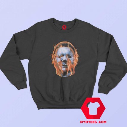 Rock Rebel Halloween Michael Myers Flames Sweatshirt