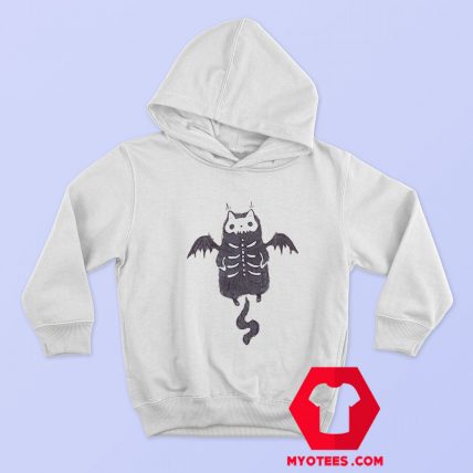 Skeleton Bat Cat Halloween Unisex Hoodie