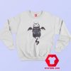 Skeleton Bat Cat Halloween Unisex Sweatshirt