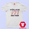 The Police 1982 Tour Vintage Unisex T Shirt