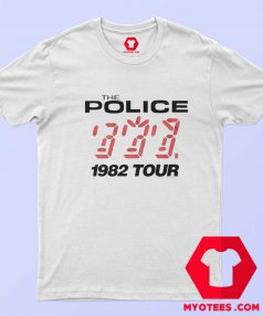 The Police 1982 Tour Vintage Unisex T Shirt