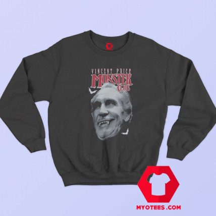 Vincent Price Halloween Monster Club Sweatshirt