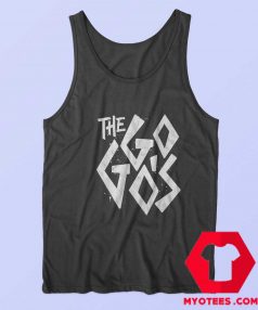 Vintage The Go Gos Band Logo Music Tank Top