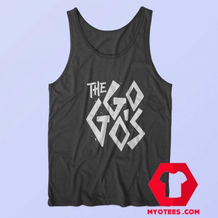 Vintage The Go Gos Band Logo Music Tank Top