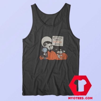 Welcome Great Pumpkin King Snoopy Tank Top