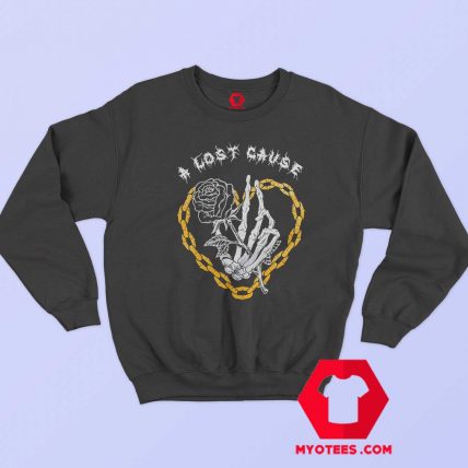 A Lost Cause Chained Rose Unisex Sweatshirt