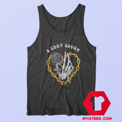 A Lost Cause Chained Rose Unisex Tank Top