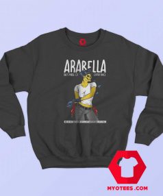 Artic Monkeys Alex Turner Pin Up Girl Sweatshirt