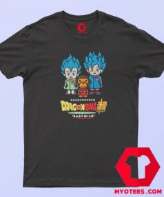 Bape x Dragonball Super Goku Vegeta T Shirt