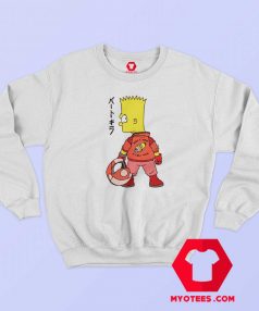 Bart Simpson Biker Kaneda Akira Movie Sweatshirt