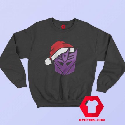 Christmas Santa Transformers Decepticon Sweatshirt