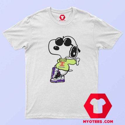 Cool Chanel Fly Snoopy Unisex T Shirt